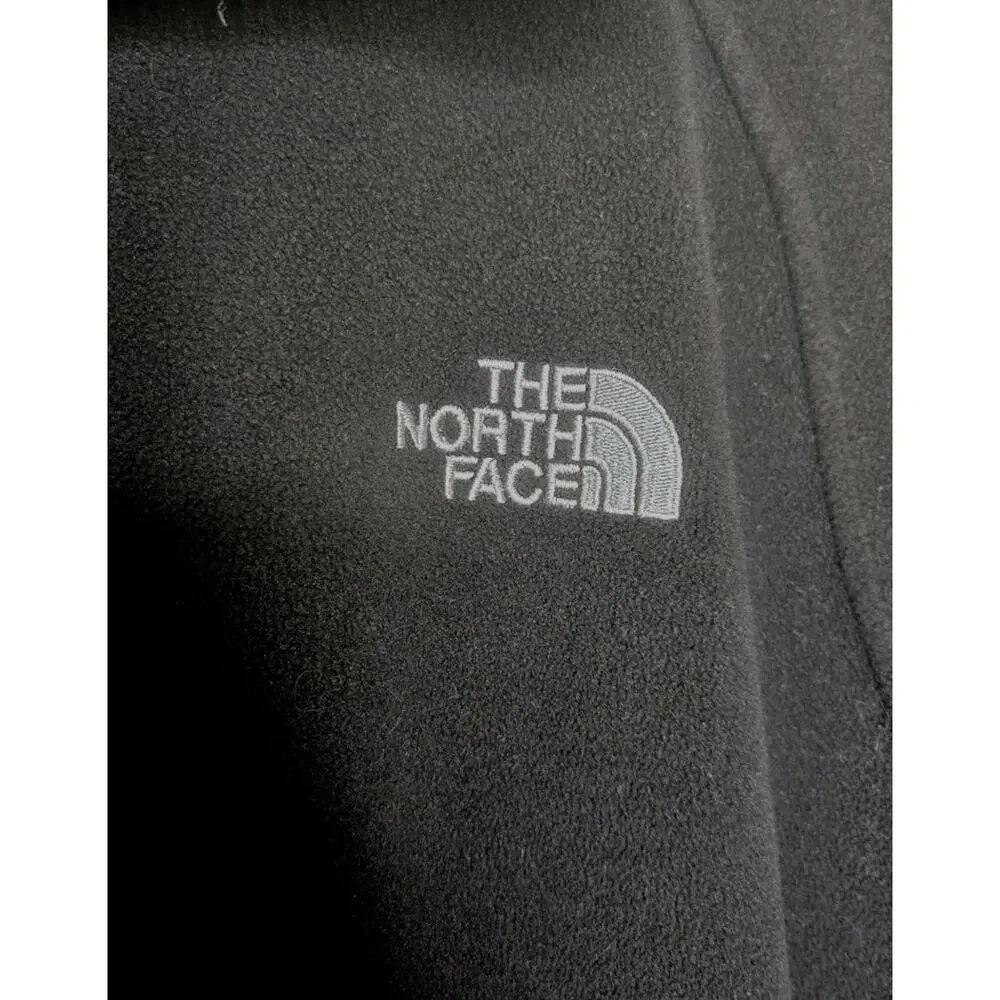 The North Face Full Zip Fleeced Jacked Hand Pockets Men’s Black Size Large